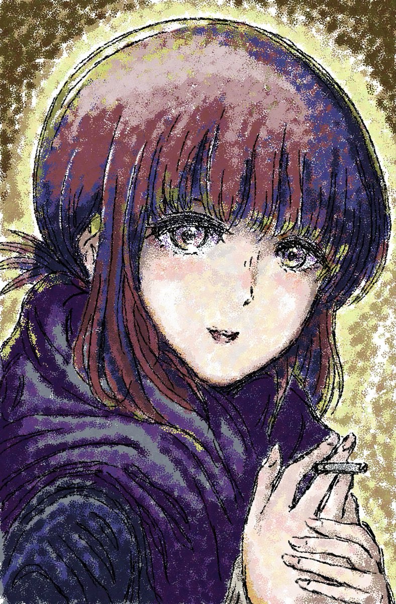 ungm6074's tweet photo. 『スーパーの裏でヤニ吸うふたり』　#ヤニすう  12本目の田山さんお絵描き

聞かせて、たくさん
話そう、いっぱい✨ https://t.co/zWWtNOika5