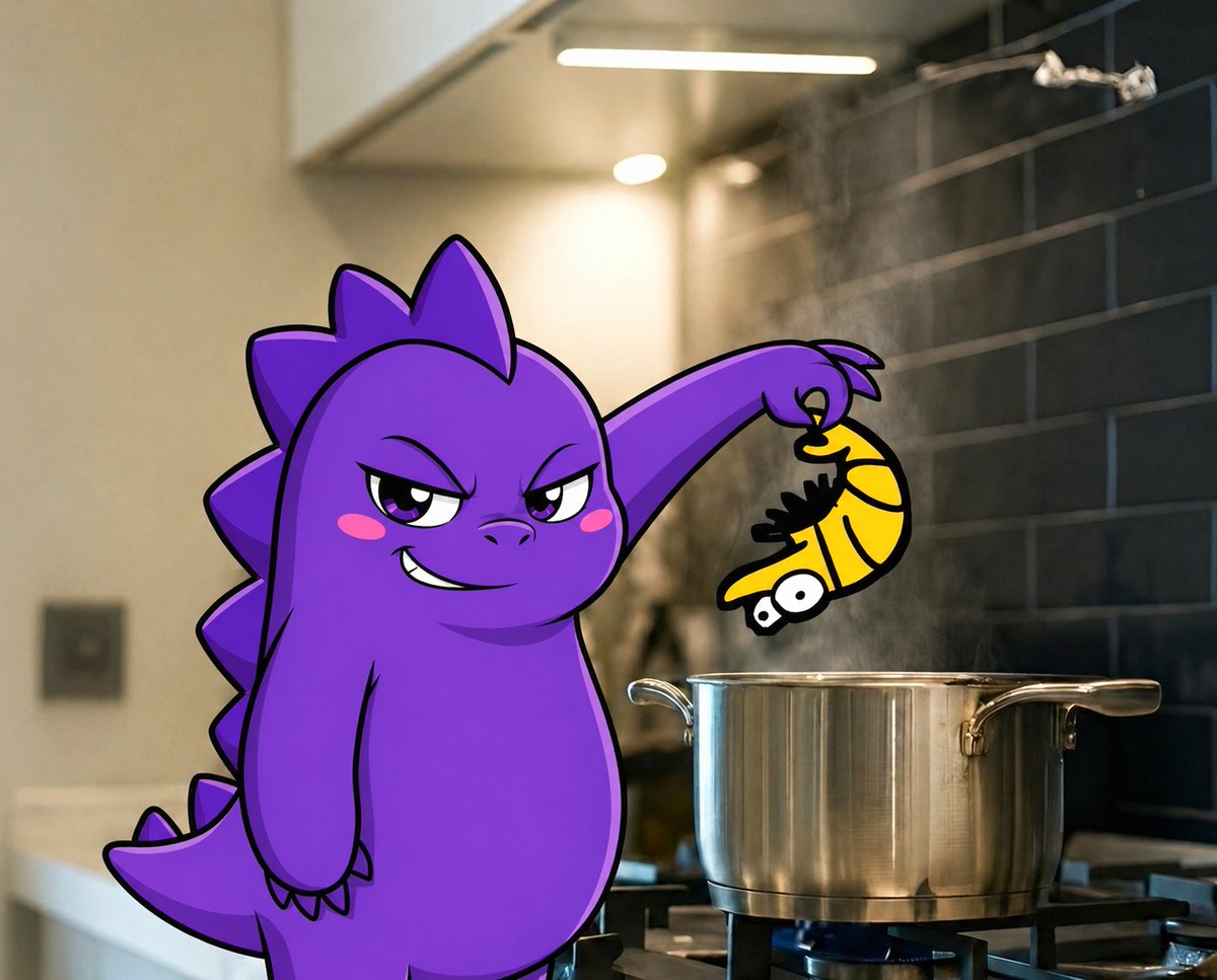 grimon_monad's tweet photo. Nothing personal @ShrampX , The recipe demanded a sacrifice 😈🍤 https://t.co/RbfXciGxJq