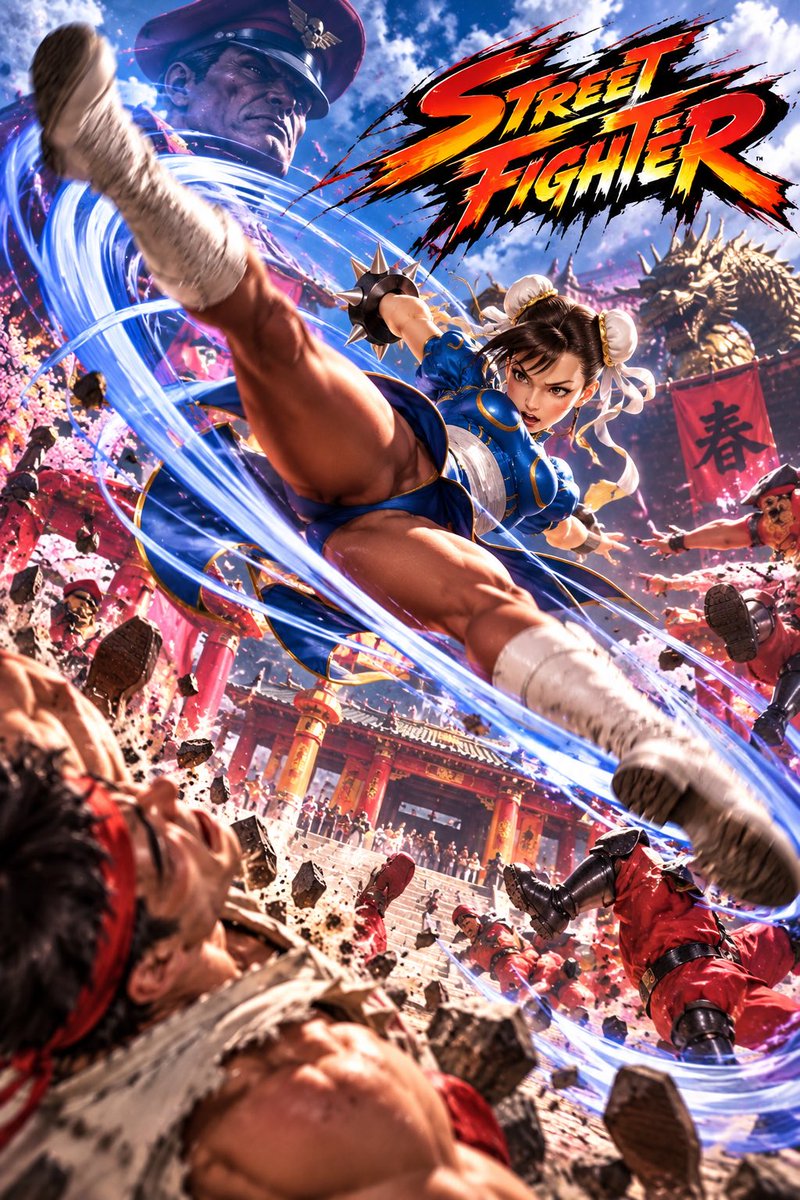 SlaSherMayHem's tweet photo. Streetfighter AI Art by me! Enjoy! https://t.co/aiv2xSDDMv