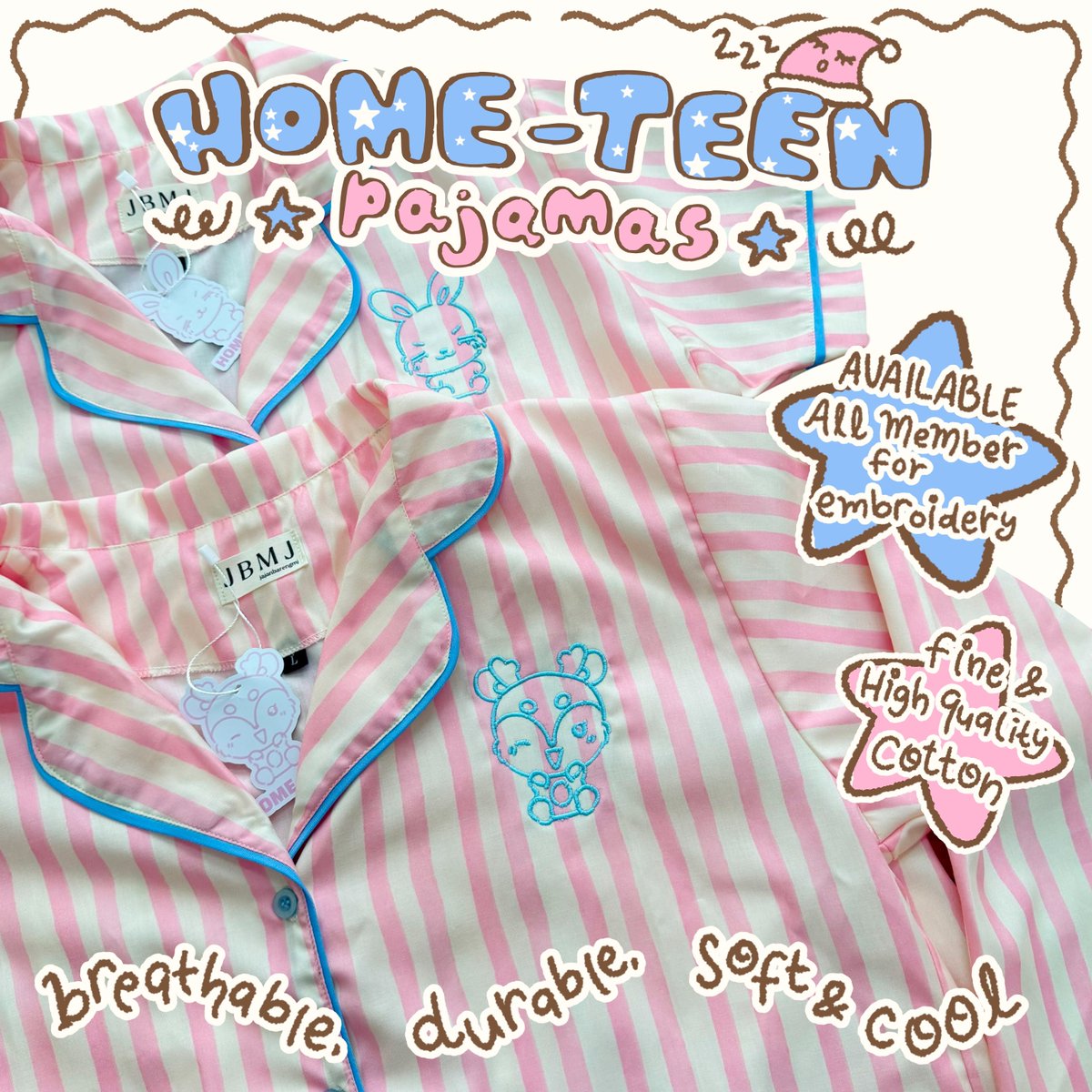 sebongsarang's tweet photo. WTS LFB Home-Teen Pajamas by JajanbarengMJ
@/jajanbarengmj 

Short top and shorts - 800
Short top and pajama - 950
Long top and pajama - 990

+ isf ( around 50 - 100)

Dop: 
Oct 20 - 50%
Once on hand - Rb

mine + ver + member + size for top and bottom https://t.co/D9Otuqib96