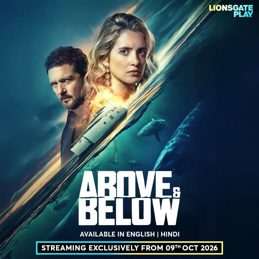 MRP_Network's tweet photo. Above &amp; Below (2026) Movie will be Streaming on Lionsgate Play from 9th October, in #Hindi &amp; #English languages. #AboveAndBelow #LauraMarano #AntonioBanderas #ChristinaOchoa #JesseVJohnson #LionsgatePlay

IMDb Rating:- 4.5/10
Genres - Horror Action Thriller https://t.co/L9COFDbuEn