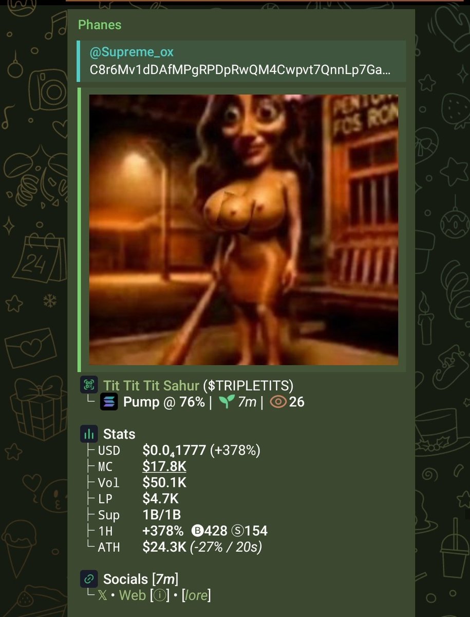 Supremex099's tweet photo. CA
C8r6Mv1dDAfMPgRPDpRwQM4Cwpvt7QnnLp7Ga8aApump https://t.co/7Yj4slny1t