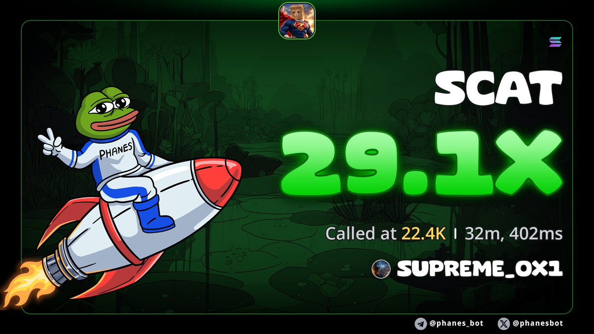 Supremex099's tweet photo. 29.1x call on $SCAT

Gy5bjXA2Bu9NsExqxs5xDbWt6ZJPpqdfGQHCg6aMpump https://t.co/sT6PKmhLQ9