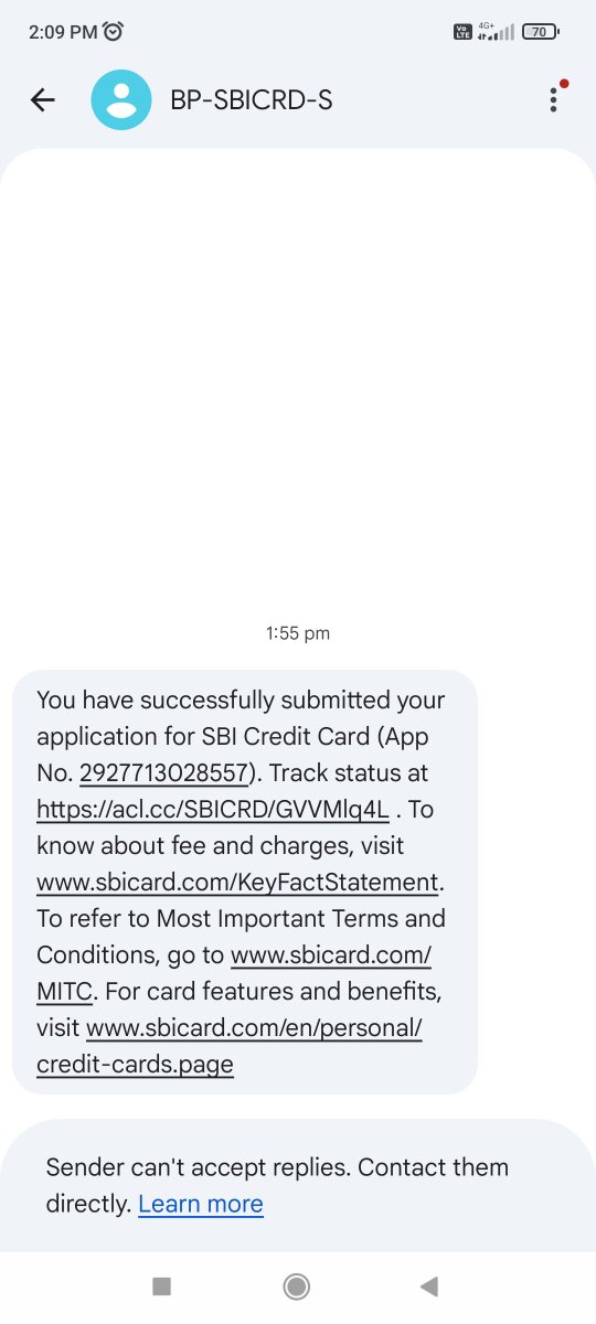 VarunSriva53369's tweet photo. @SBICard_Connect 

Request to cancel online application of my SBI credit card
@RBI @sbi https://t.co/uYKX8vvwd9