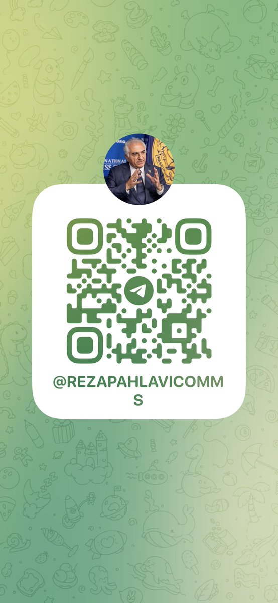 PahlaviComms's tweet photo. در کنار  صفحات رسمی دفتر ارتباطات و رسانه شاهزاده رضا پهلوی در اکس و اینستاگرام، اکنون کانال رسمی ما در تلگرام نیز فعال شده است.

برای دسترسی به ویدیوها، گزارش‌ها و محتوای بیشتر، به کانال رسمی تلگرام بپیوندید.

https://t.co/14jMNtFGb4 https://t.co/1kaBa0ZhJF