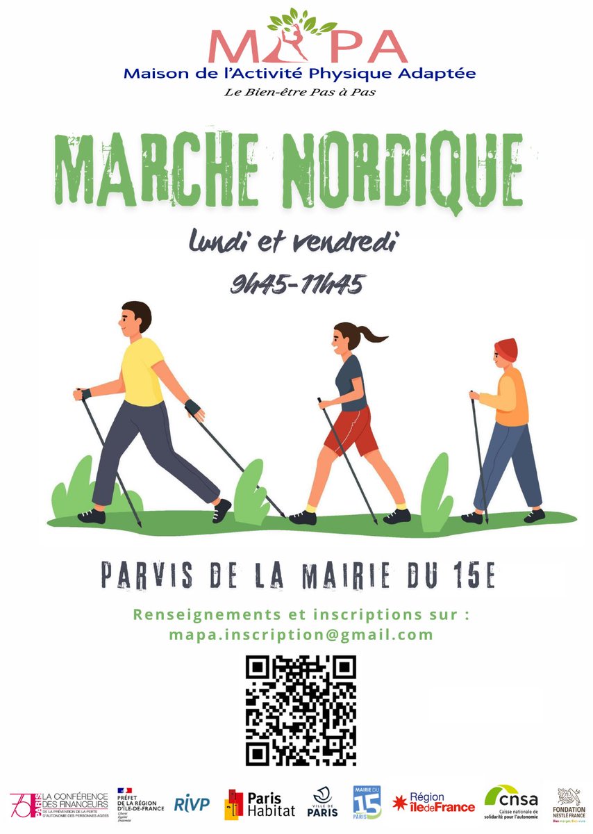 mapavx's tweet photo. La SANTÉ ne vient pas jusqu’à vous, vous devez marcher vers elle !

Retrouvez-nous chaque lundi et vendredi, de 9h30 à 11h30, au départ du parvis de la @Mairie15, pour une marche conviviale à la découverte des jardins du 15e arrondissement. @Paris @Paris_Habitat @_RIVP_ @Prefet75_IDF @iledefrance @CRdSIdF