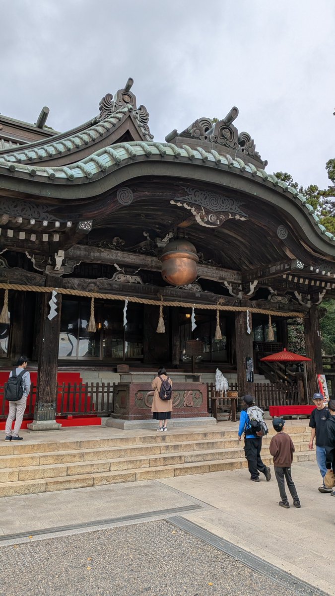 Kyzt__'s tweet photo. 筑波山下山して、筑波山神社！
下山時間は１時間ちょいだねー。
久しぶりの山、なかなかキツかったw
#筑波山 https://t.co/CyMntObNdf