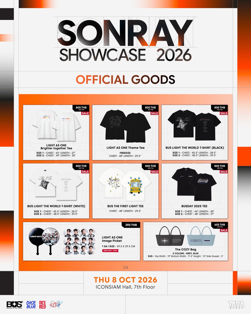 A2mishop's tweet photo. รับหิ้ว #SONRAYSHOWCASE2026 คับบ

ส่งของวันงานได้เลยค่ะ 
สอบถาม DM ค่าา 💌❕

#ตลาดนัดBUS #ตลาดนัดบัส #ตลาดนัดDICE #ตลาดนัดไดซ์ #DICERED #9214KIDS #SONRAYSHOWCASE2026 
#TADAMERCH https://t.co/HY0VRAO1MH