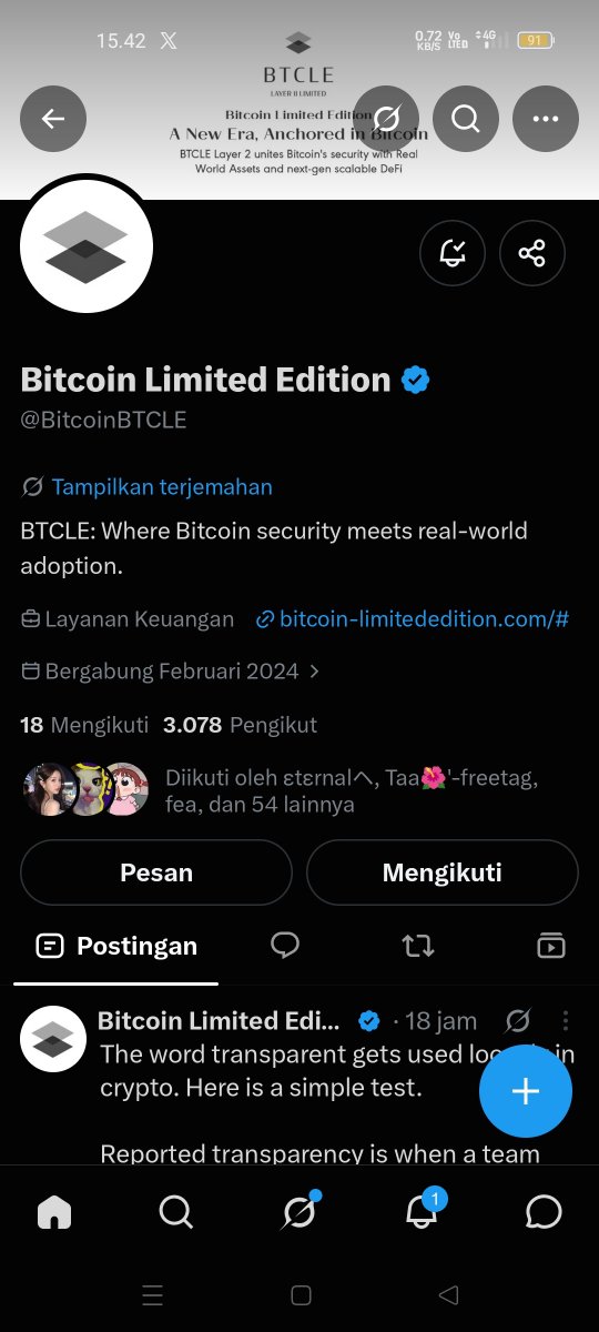 89Winx's tweet photo. @itsgayri @BitcoinBTCLE Done ✅✍️ https://t.co/clUroWOY6h