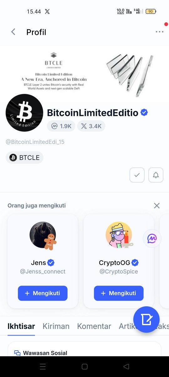 89Winx's tweet photo. @itsgayri @BitcoinBTCLE Done ✅✍️ https://t.co/clUroWOY6h