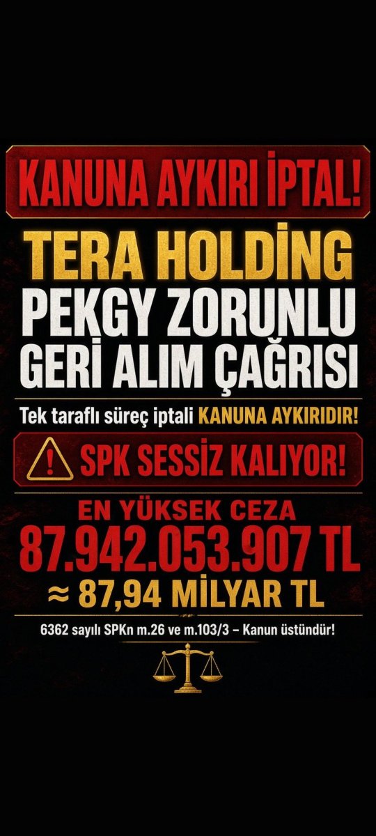 Muhamme28936848's tweet photo. Sayın yetkililer, hükümetimizden adalet bekliyoruz! #SPK onaylı 18,77 TL #PEKGY hakkımız masada bırakılmasın, küçük yatırımcı korunsun. #PEKGY #TeraVeHisseMağdurları #TeraHisseMağdurları @spkgovtr @_cevdetyilmaz #PekerÇağrıyıOnayla @abakingurlek https://t.co/UEgzjLSiz3