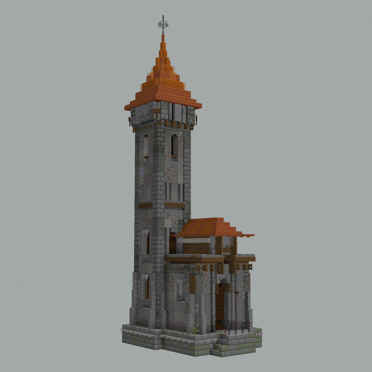 n1tte1's tweet photo. 監視塔
#Minecraft 
#Minecraftbuilds 
#minecraft建築コミュ https://t.co/RHSWJqGzhT