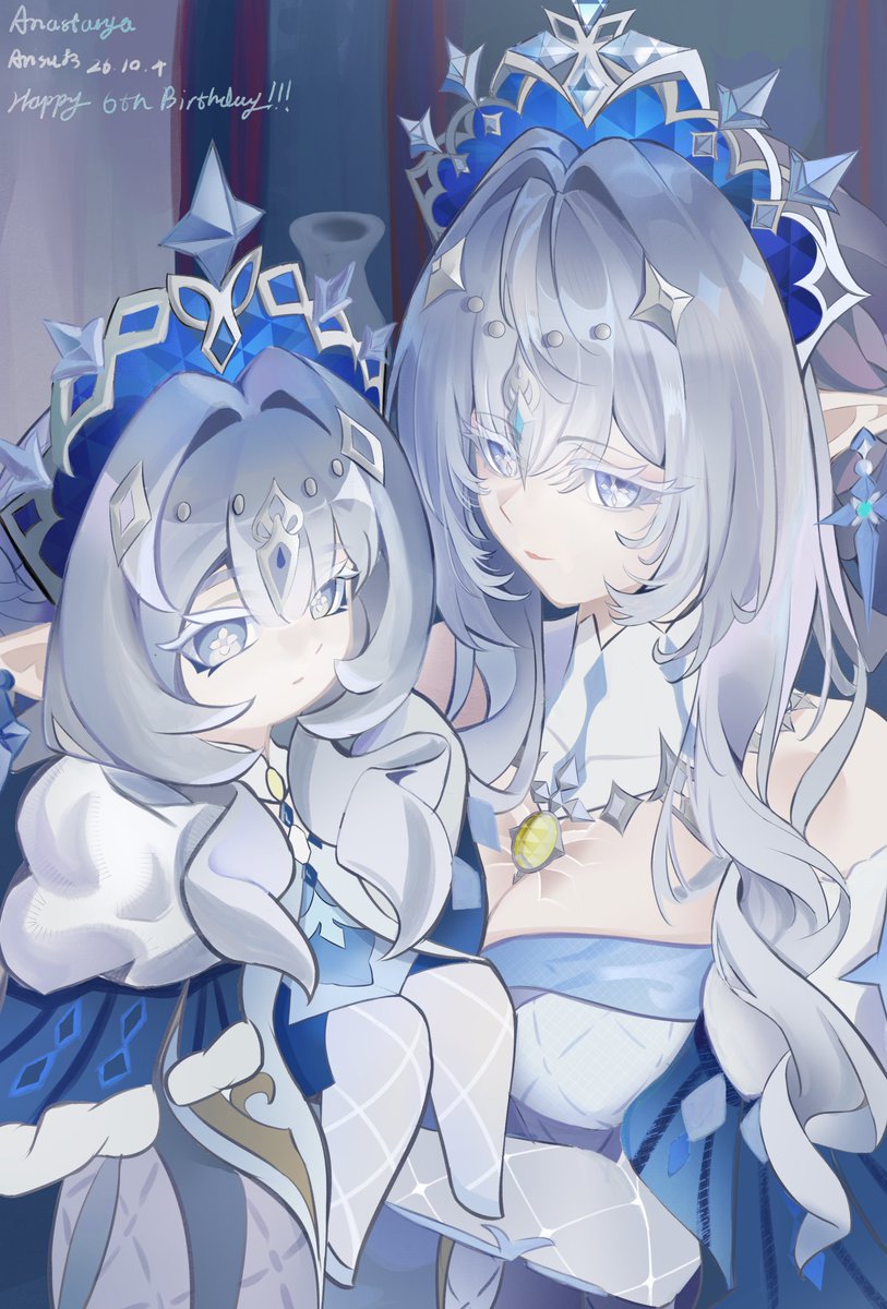 ArisuYC's tweet photo. Oh… so this is how you see me?
#原神6周年 #genshinimpact #Tsaritsa https://t.co/jK034COPMp