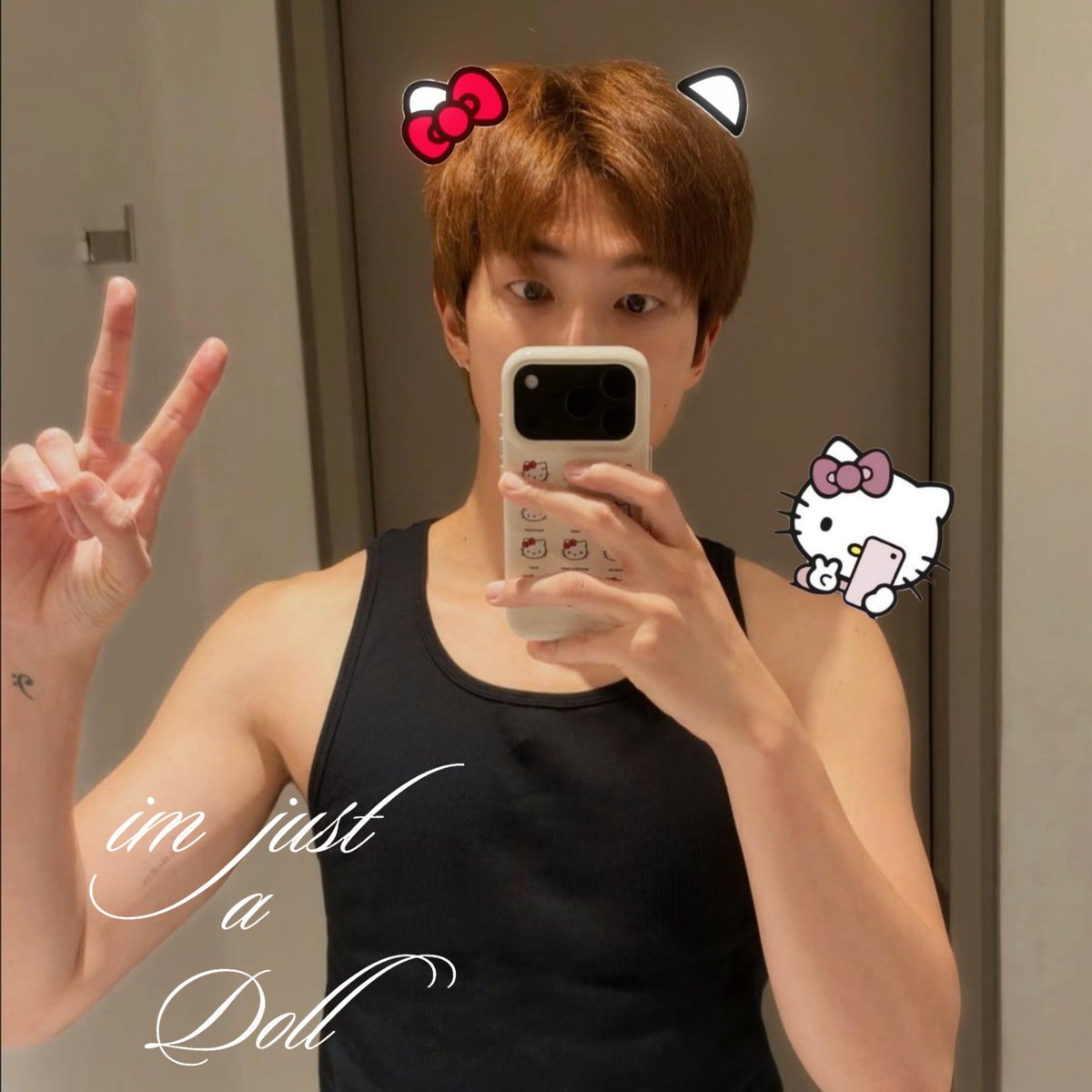 jooniebow's tweet photo. joon the #1 hello kitty enthusiast ( ˶ˆᗜˆ˵ ) https://t.co/7Elu1i5Xyt