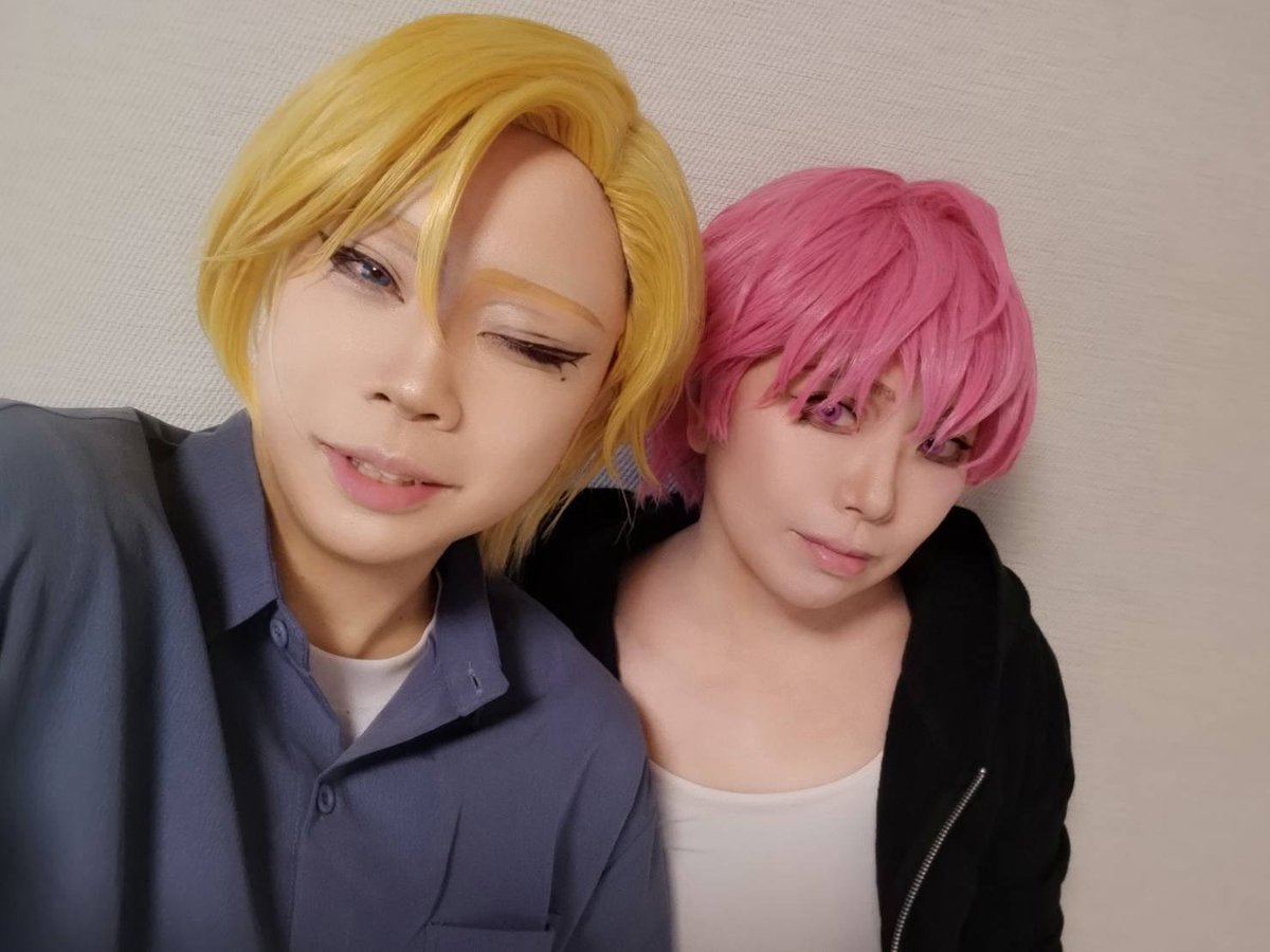 7_skks_Allen's tweet photo. ⚠️コスプレ⚠️cosplay⚠️

昨日のお試しBambyの続き！
あの後、少しカットしてもらった‼︎
スッキリして自分的には好きな感じ‼︎（←バンビになれてるかは不明w😇）

🩷/あれん
💜/@m1cas0  みかん🍊🍶 https://t.co/wLdmrbrE85