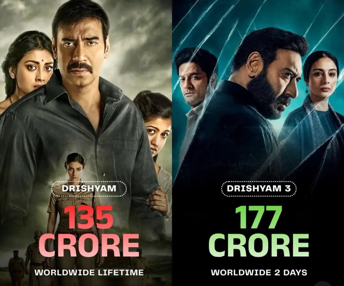 TheCineprism's tweet photo. Drishyam 3 Beats Drishyam's Lifetime Business in 2 Days🔥 https://t.co/2dENdKIxTh