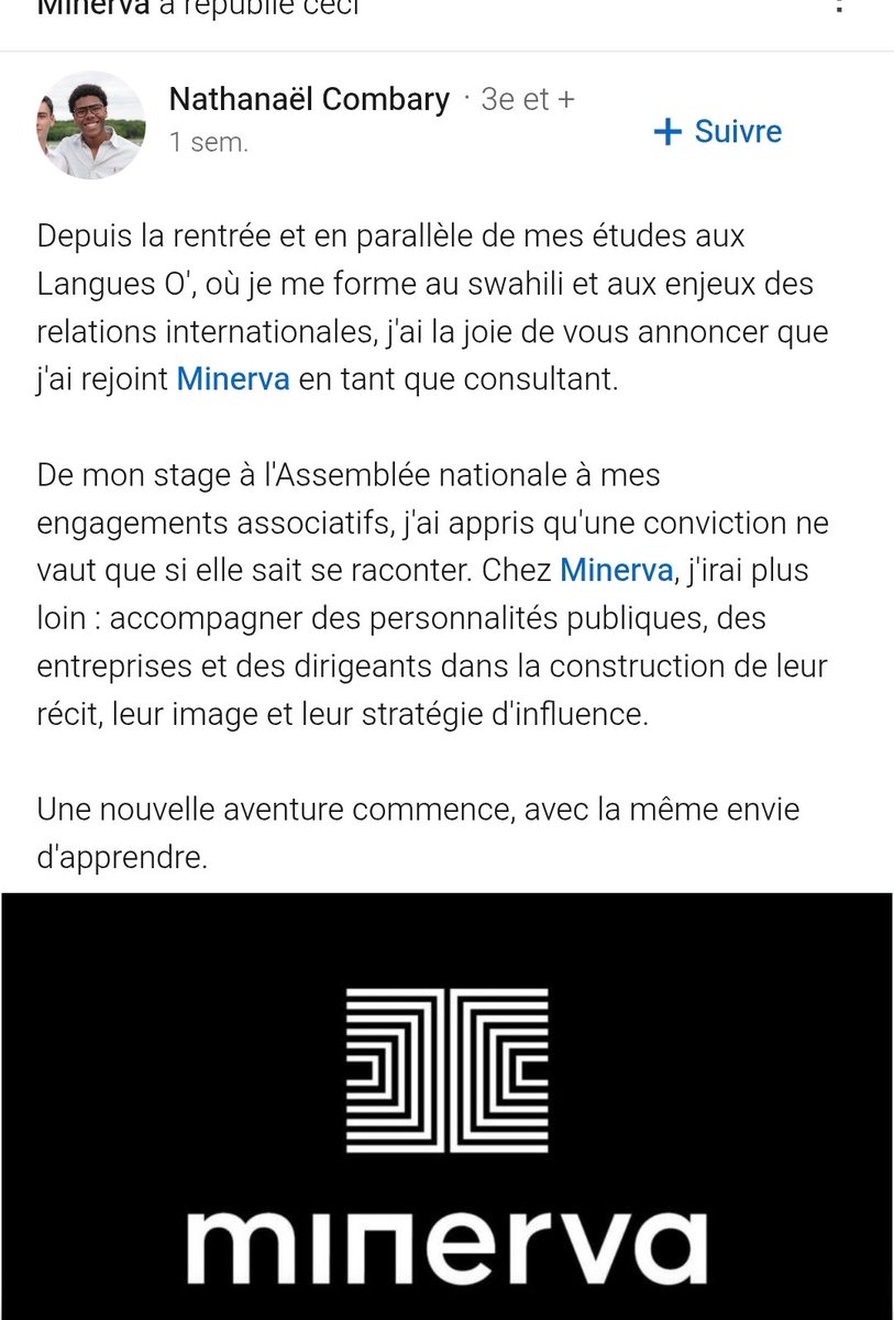 mique_richard's tweet photo. @NDAcombary "Stagiaire" et "Consultant" ce n' est pas tout à fait pareil jeune homme !

Il ne sert à rien de mentir. https://t.co/HdwESGL0WH