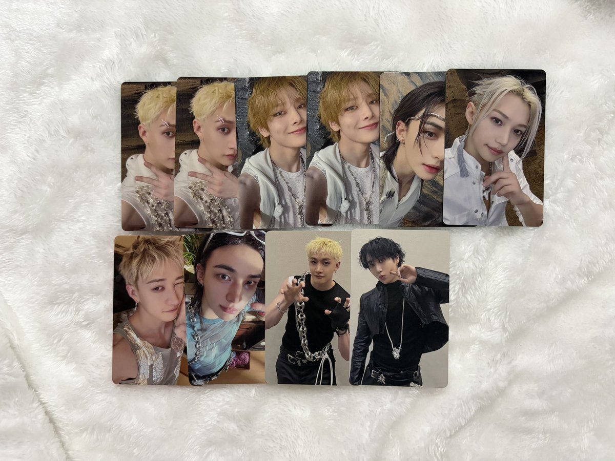 leee__ako00's tweet photo. Stray Kids スキズ THIS THAT 封入 トレカ 交換

〖譲〗画像のもの

〖求〗同異種リノ  
3枚目消えてないもの優先

郵送での交換希望です📮
お気軽にお声掛けください🌱 https://t.co/PIvHwxndiZ