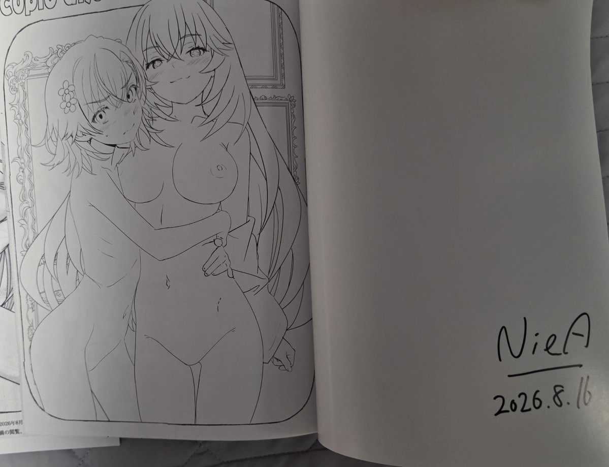JayKevin7767's tweet photo. コミケからもう2か月近く経ちますが、ようやく戦利品の整理が終わりました！
にえあ(@niea58)先生、今回も素敵な漫画をありがとうございます！
サインもとても気に入っています！ https://t.co/nFuTVfcNxo