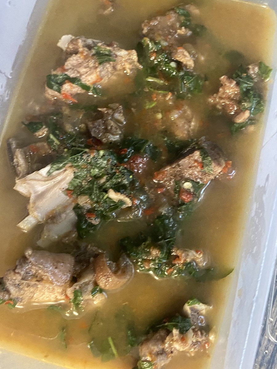 faitheniola93's tweet photo. Early morning order 
Goat meat peppersoup 
Ready 
Send in a dm for yours https://t.co/g6XgZsv8ru