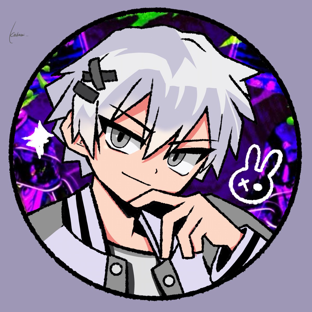kkmyz_'s tweet photo. こんな感じのイラストで良ければ、X等のアイコン用のイラスト描きます！2枚目みたいなアバターの写真をお送りください！ https://t.co/hOtrPCXcxN