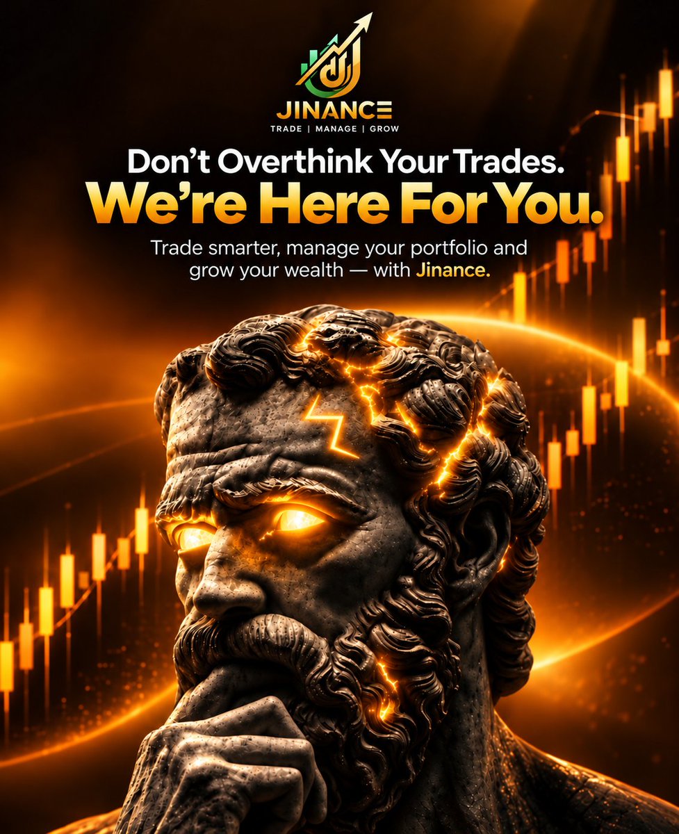 JinanceOfficial's tweet photo. Don’t overthink it. Trade smarter. 🧠📈
Manage your portfolio and grow with Jinance.
#Jinance #Trading #SmartTrading #TradeManageGrow https://t.co/p5FmRys8od