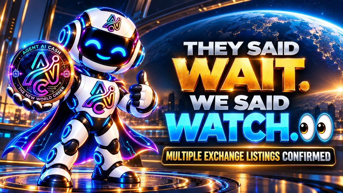 AgentAiCashOff's tweet photo. They Said Wait. We Said Watch 👀 

$AAIC Multiple exchange listings are confirmed. Before the IEO even starts 💪 

⏱ 16 Oct —  Exchange Listing #2

⏱ 20 Oct — Exchange Listing #3 

⏱ 25 Oct — PancakeSwap liquidity goes live 

⏱🏆 Early Nov — Tier-1 giant exchange 

If you're only thinking about the next few days, you're missing the bigger picture here.
Drop your guesses in the comments. Let's see who figures it out first🥇 

More info about the exchange listing (name) will publish before IEO/Launch. Stay tune 📪

📎 https://t.co/8wftkWlXXw