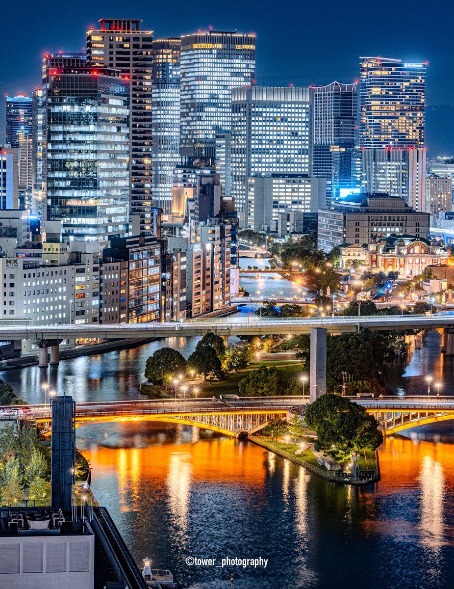 photocitytower's tweet photo. 水の都•大阪の夜景が美しすぎました✨ https://t.co/33zLQszmpZ