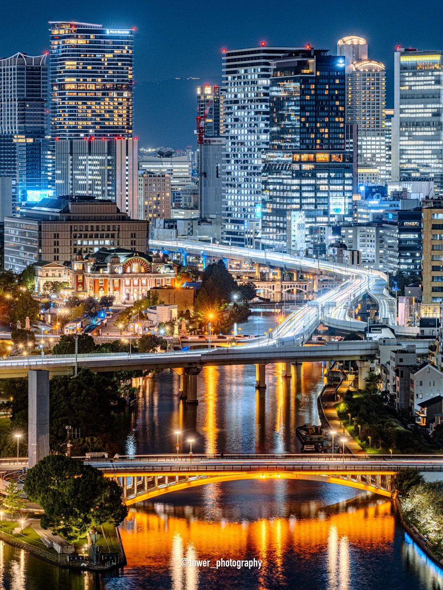 photocitytower's tweet photo. 水の都•大阪の夜景が美しすぎました✨ https://t.co/33zLQszmpZ