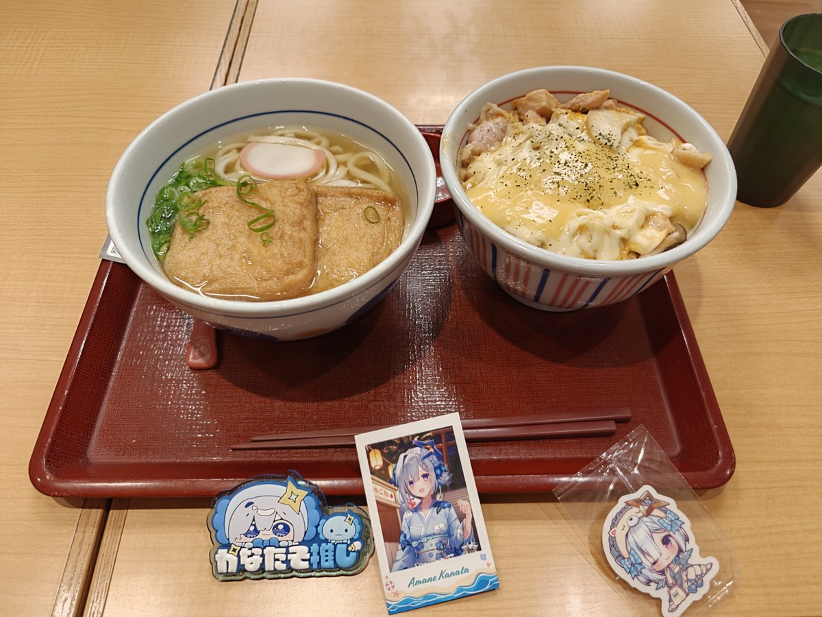 taskeuph's tweet photo. 今日はなか卯たべた
#天界学園飯テロ部
#へい民なか卯報告 https://t.co/Ob5dizeRRX