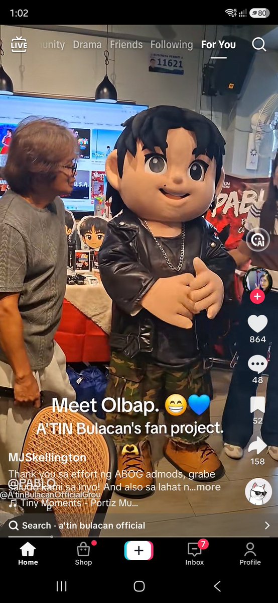 ylaewnipau's tweet photo. #OLBAP mascot! Ang cute!π₯° May nunal din!
@imszmc #PABLO #SB19_PABLO https://t.co/kWwMsByyz4
