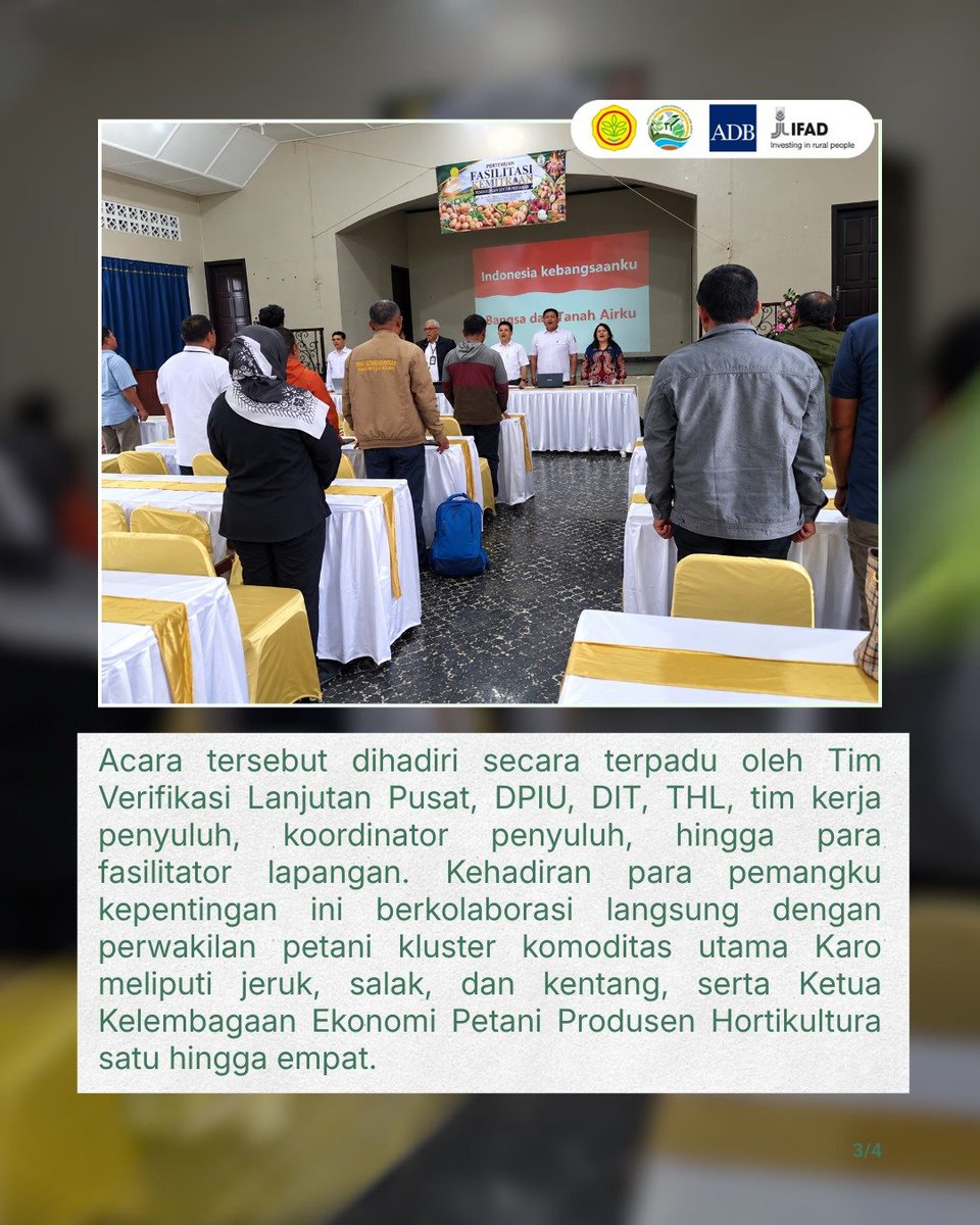 HddapHorti's tweet photo. Melalui penyampaian progres program serta perumusan langkah tindak lanjut penanggung jawab wilayah, Kementan berkomitmen mendorong kemandirian dan daya saing agribisnis hortikultura Karo secara berkelanjutan.

#Kementan #DitjenHortikultura #HDDAP #Hortikultura #Ifad https://t.co/dXk3O0LzY5