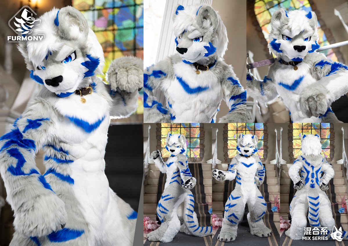 furmony's tweet photo. 「New Commission Finished」  
"You won't get to touch a tiger like me anywhere else, y'know!"
Thanks for the trust from 麟豸

#furmony #furry #fursuit #鸿萌造物 https://t.co/tIhNtnCaSI