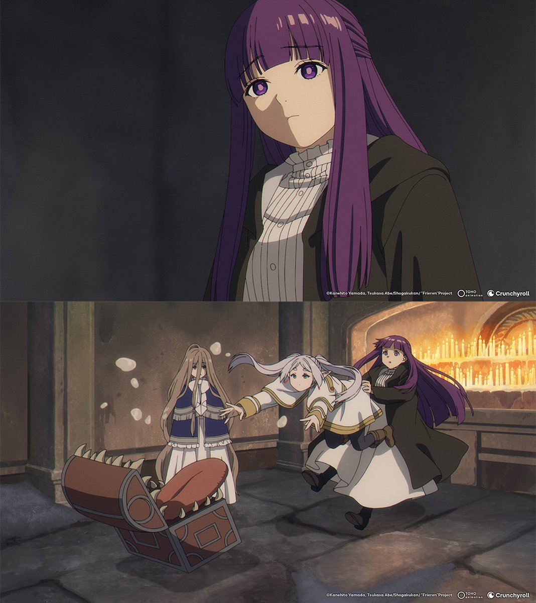 Crunchyroll's tweet photo. When the price is free, it’s worth the risk. (via Frieren: Beyond Journey’s End) https://t.co/j1nEviw657