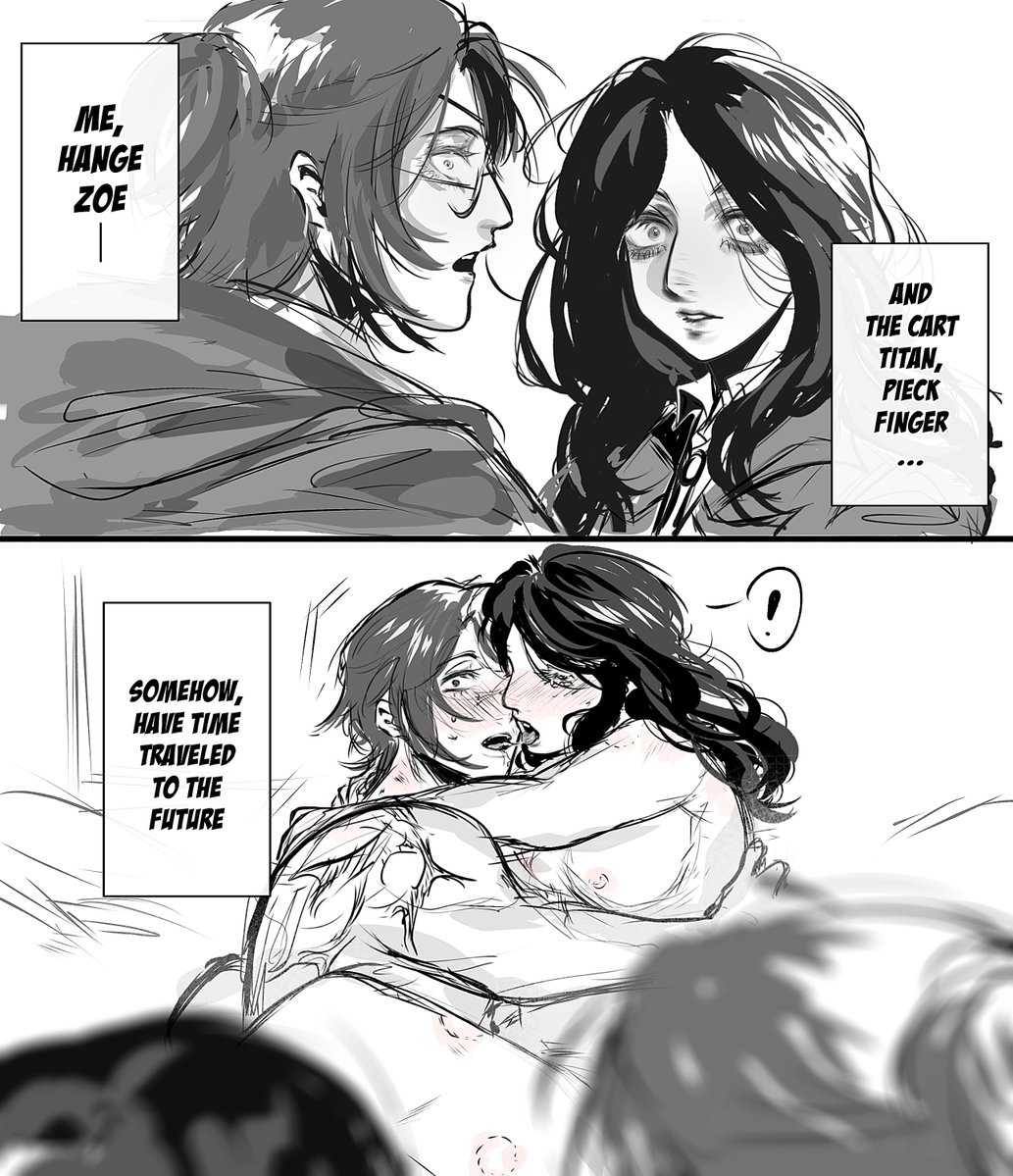 DlovesEspresso's tweet photo. #aot #進撃の巨人 #hange #pieck #hanpiku #pikuhan

This happens right after Hange asked to ride Pieck's Titan btw https://t.co/AEv5n8gMXK
