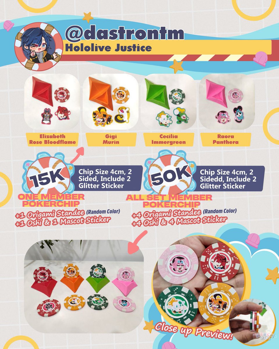 merch_fesss's tweet photo. *juwalmerch hai booth sender buka PO merch untuk CF23 sampai 19 Oct, fandomnnya ada Persona, AKE, hololive, BA, FFVII, GI etc. Stok ots terbatas so check it out! :)

https://t.co/p4lJTGGLVE https://t.co/KZiX5fkHJH