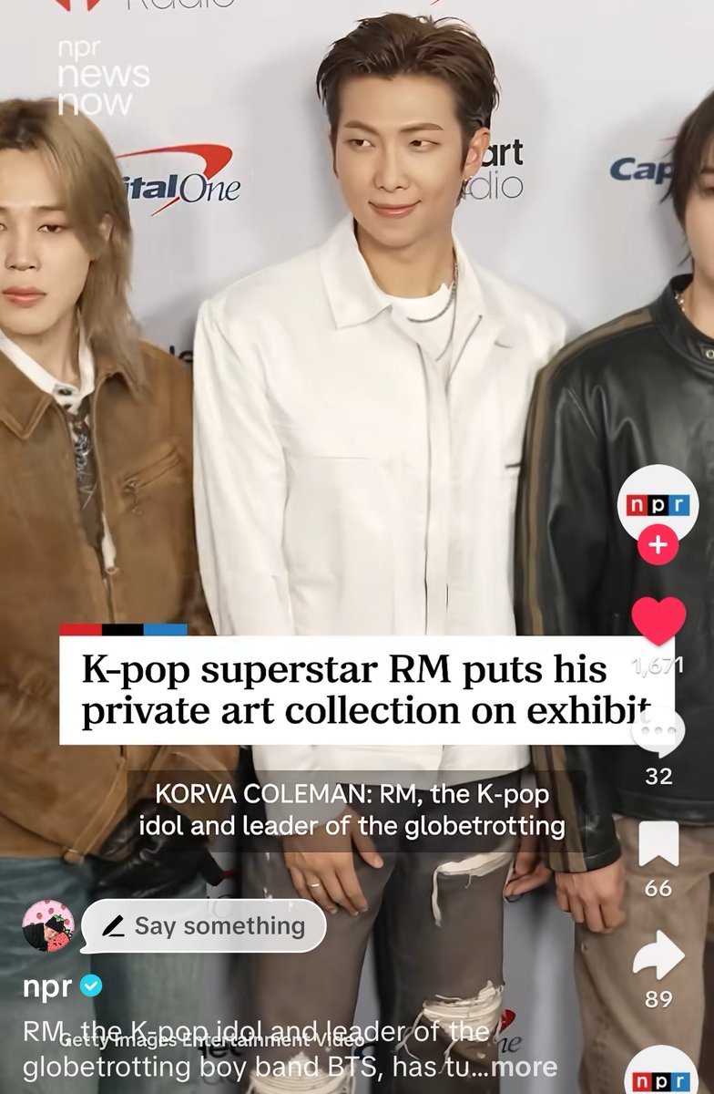 camlovesyoongi's tweet photo. NPR posted about joon's SFMOMA exhibit on tiktok!!! please go interact, like and comment!!! 

https://t.co/UC0bW9aqvT https://t.co/fG3IKyPgRC
