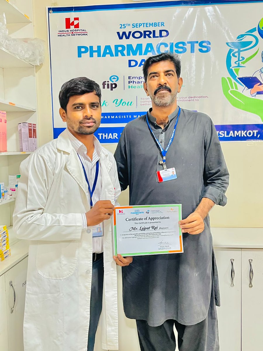 Indus_CHD's tweet photo. CHD teams recently celebrated World Pharmacists Day 2026 across our PCP sites with cake-cutting, team activities, and awareness sessions for patients and families.
#IHHN #CHD #WorldPharmacistsDay https://t.co/lCijGSYsuj