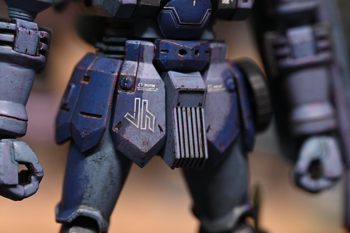 Pazgunpla's tweet photo. 投稿忘れてましたが HG ヅダ完成してました！！！

初迷彩塗装も楽しかったです◎

（1/3）

＃ガンプラ
＃ファレホ
＃筆塗り https://t.co/LyyAxMO8x8