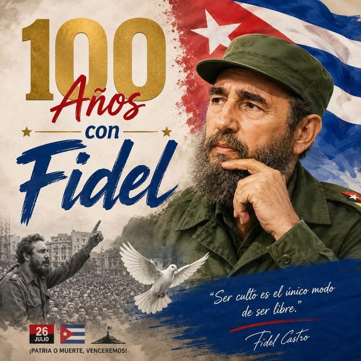 IsabellaFa57237's tweet photo. 🇨🇺 #FidelCastro:"Queremos un mundo de paz, justicia y dignidad, en el que todos sin excepción alguna, tenga derecho al bienestar y a la vida". #100AñosConFidel #FidelPorSiempe https://t.co/vOJSoa510H