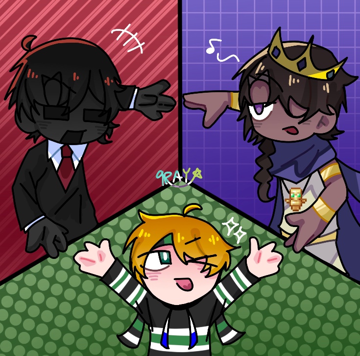 lpxfy431's tweet photo. Grox &amp; Seawatt &amp; Evbo ‼️
このトリオ大好きです😍
#Groxmc #seawatt #Evbo #mcytfanart https://t.co/9d2yQb641K