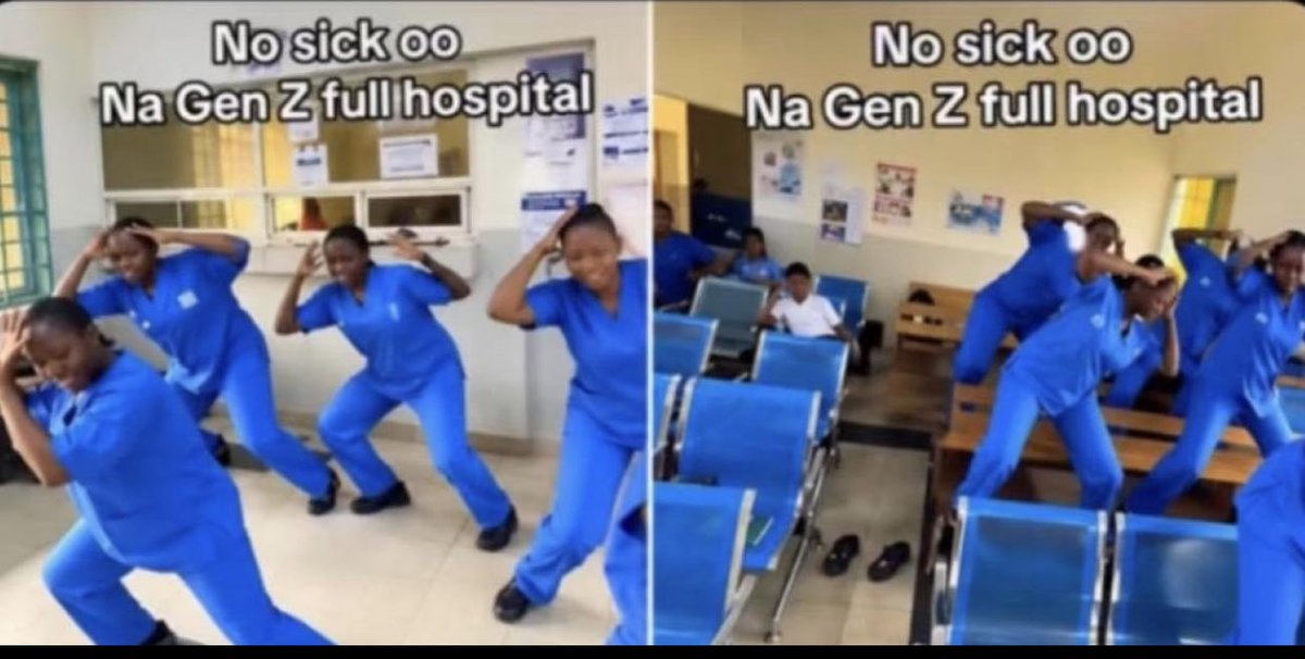Bobdaddy1482's tweet photo. I hear say dem expel these nursing students for that viral gen z nurse video 😳🤯 https://t.co/wbbqdOngRj