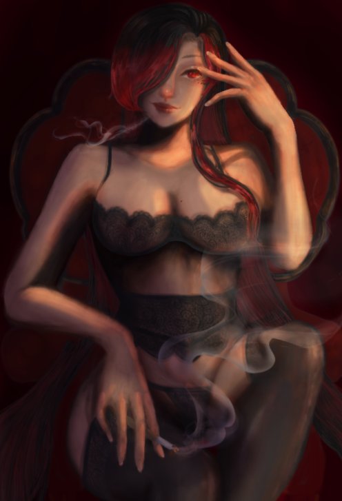 SatLinhSessRin's tweet photo. @ksesh_kulesh Your art is really good and I love that you have this variety in your style because I myself can't decide one specific artstyle as well ❤️‍🩹 
Also, the third pic char looks so familiar, did you take free req? I have one req for that char too. https://t.co/B6ykccZypu