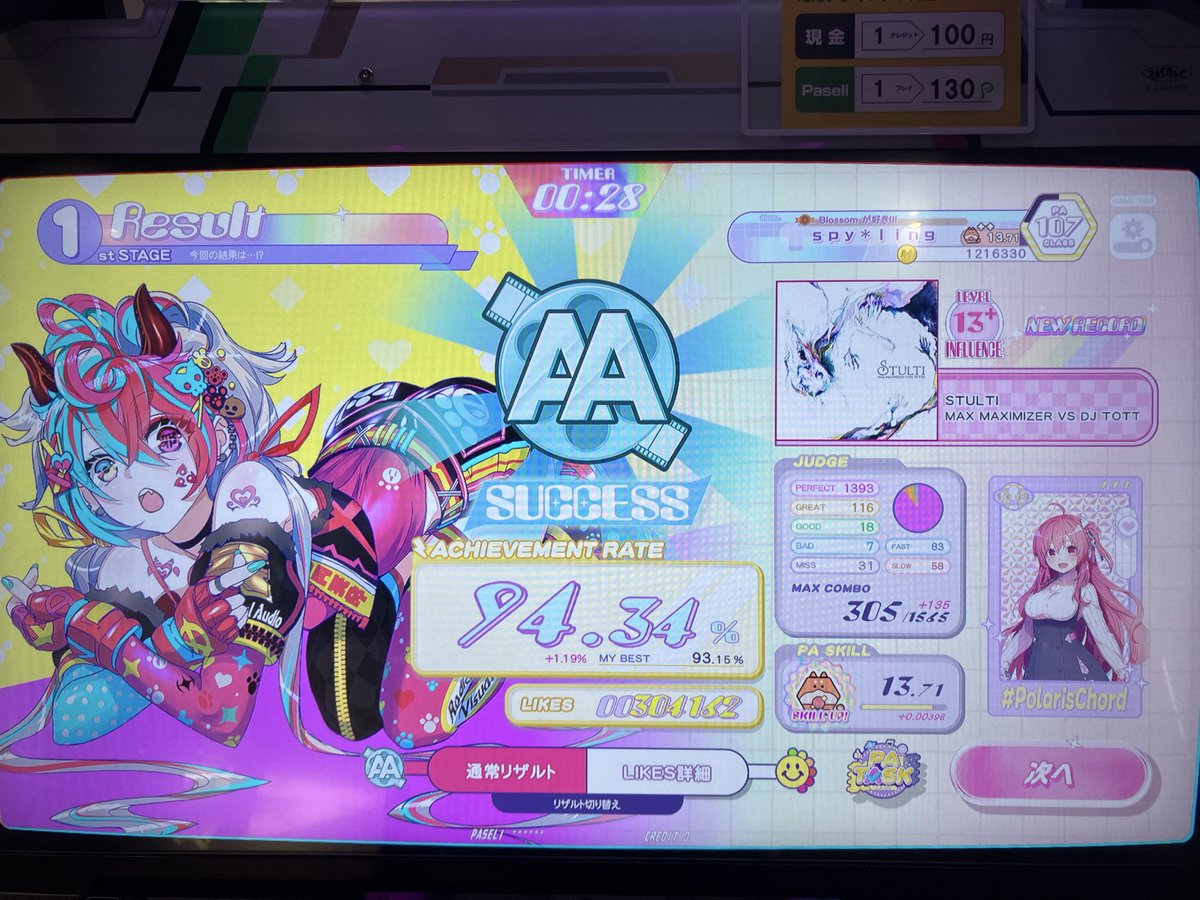 ial138714's tweet photo. 初13+クリア https://t.co/9PwFs2Qk7M