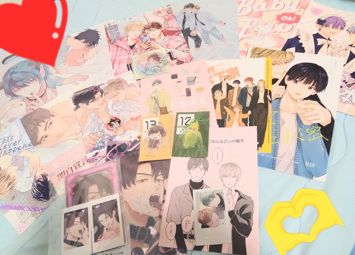 hamumaro6's tweet photo. #J庭60　今回の戦利品たち👏✨️
かわいいかわいい〜えちぃ🤤💕 https://t.co/RCNEI3lmwl