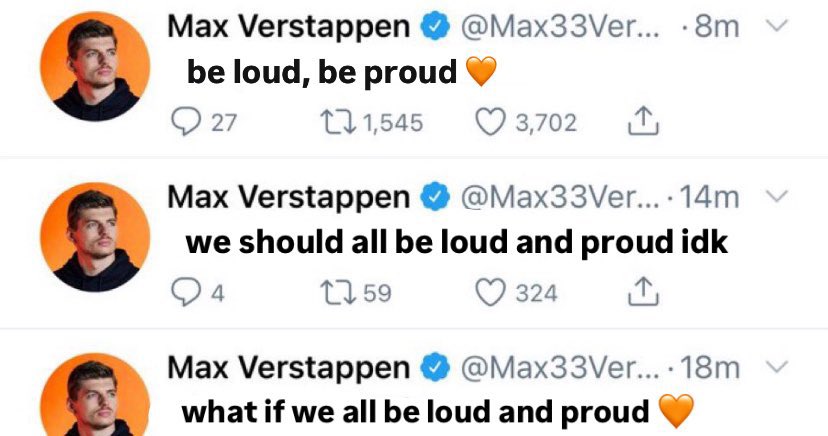 maybezax's tweet photo. loud and proud bc of my goat 😭🧡😭 https://t.co/wtaGz5uJxC