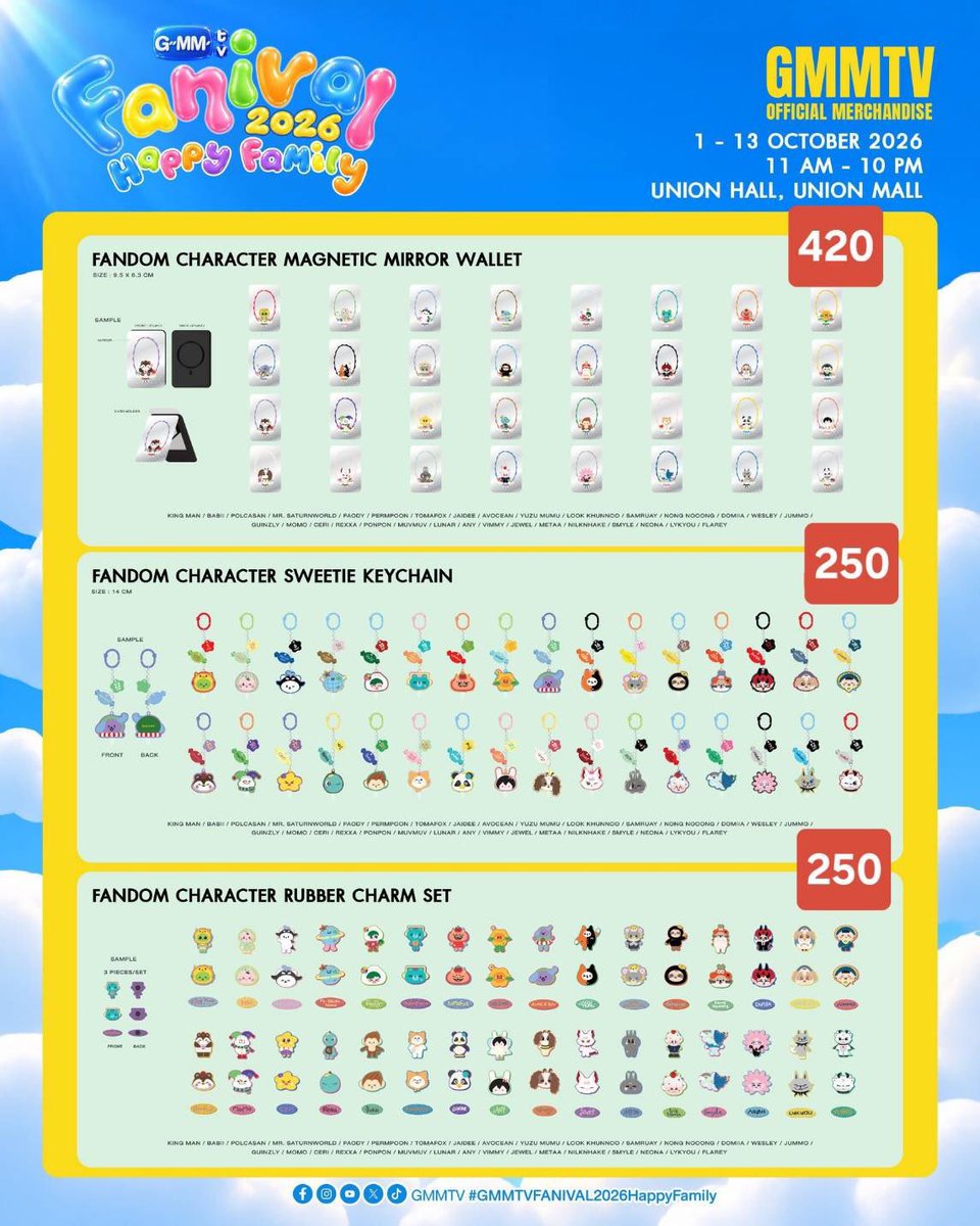 me4kashop's tweet photo. รับหิ้ว | รอบ walk-in คิว 13x วันที่ 5
❌ ไม่ได้คูปองไซน์ ❌

❌ไม่รับแรนด้อมช-ญ❌
⠀
ราคาตามรูป
นัดรับวันที่ 5 เป็นต้นไปจน หลังรวมพล จมฟ จัดส่งภายในวัน เหมา 50฿ J&amp;T
Mention or DM

#GMMTVFANIVAL2026HappyFamily
#ตลาดนัดgmmtv https://t.co/TzrC19WALR
