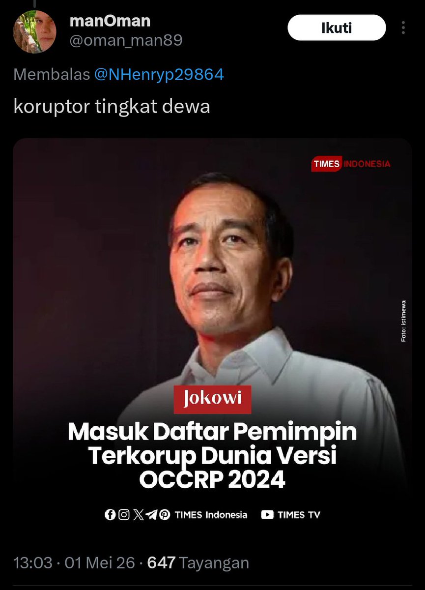 Luluu_maknun91's tweet photo. @geloraco Cukup 2 periode sdh jadi tajir melintir setara taipan2 oligarki, bisa beli dn bongkar pasang secara kilat/instant partai @psi_id, bikin2 acara ini-itu, keliling2 Indonesia demi pencitraan dll dll, cuan demikian banyak...dapet dari mana aja....legalkah...????? https://t.co/koVrcaPWtO