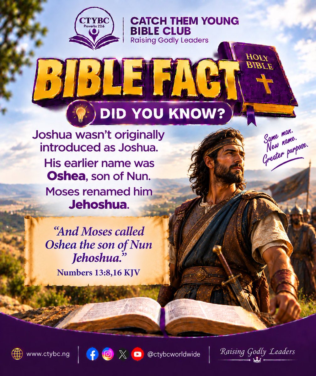 ctybcworldwide's tweet photo. 📖 Did You Know?
#BibleFacts https://t.co/jQZJMkspx4