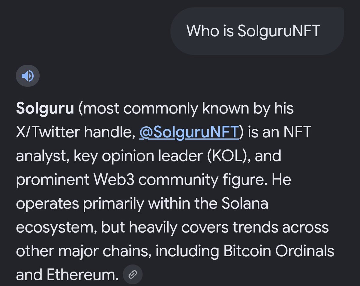 SolguruNFT's tweet photo. I am a Google certified KOL 😂🙏

How about you? https://t.co/pS5NCcXbS9